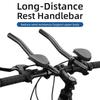 Ergonomic Designs Aluminum Alloy Bicycles Rest Handle Bar Bike Armrest Handlebar Handle Bar Accessory with Foams Padding