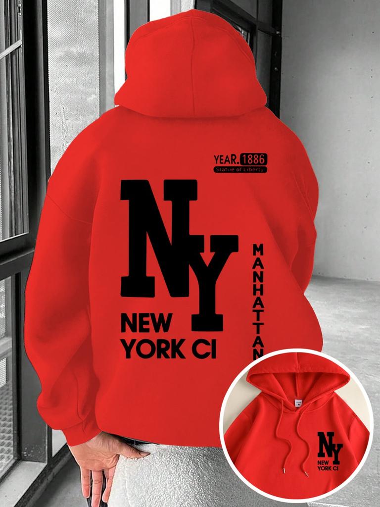 Hooded Sweatshirts for Comfortable Autumn Men's and Women's Wear New Sweatshirts with Letter Prints Outdoor Street Style