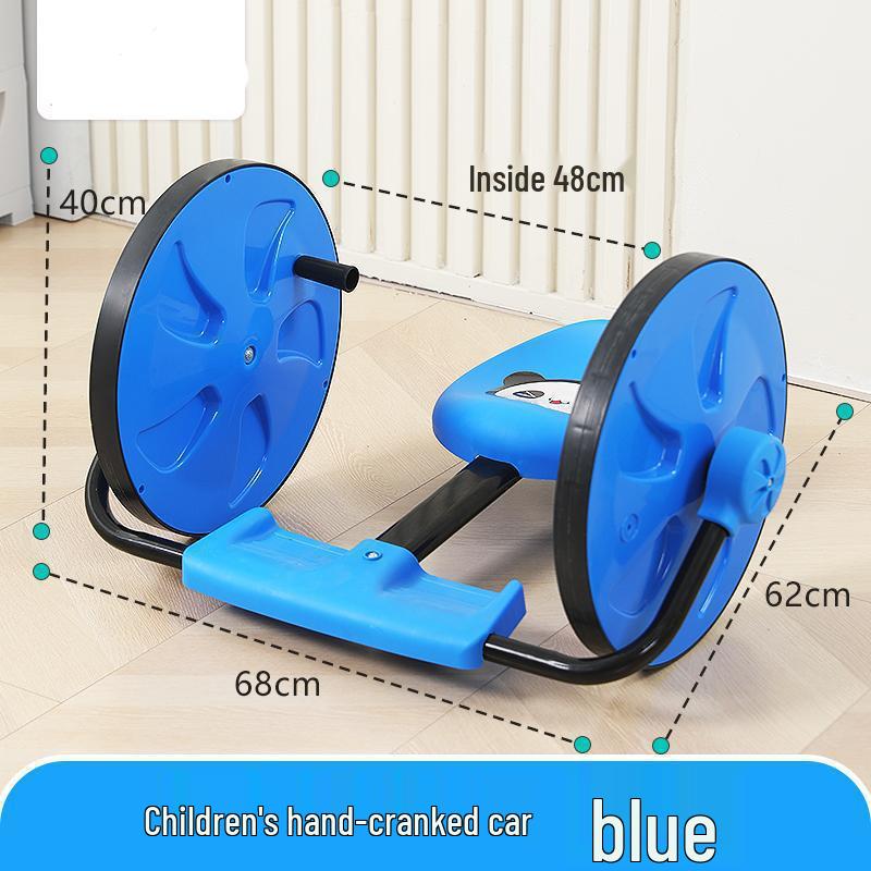Kids Hand-Crank Rocking Car & Balance Tricycle Scooter for Sensory Training