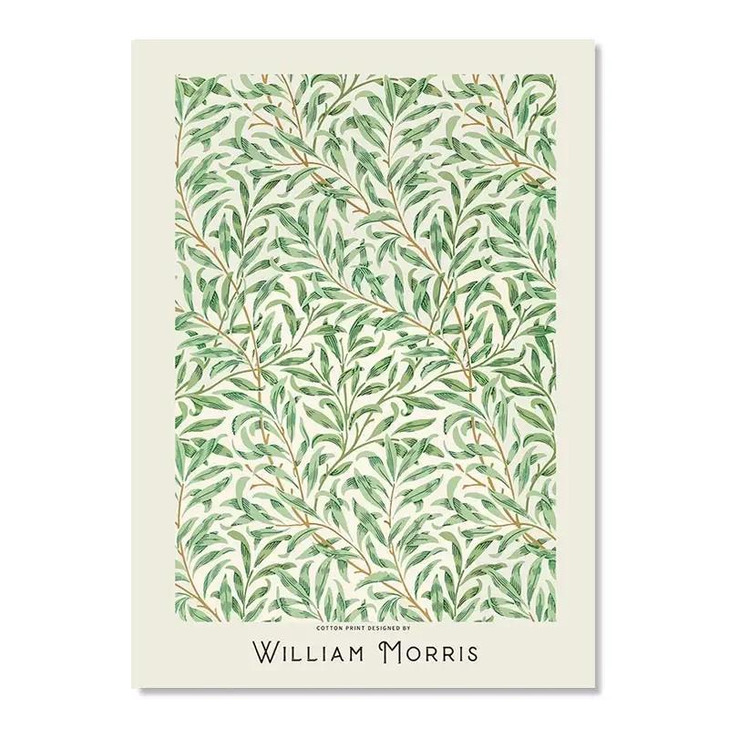 

Nordic Posters and Prints Living Room Decoration Wall Mural William Morris Museum Art Exhibition Wall Art Canvas Painting 8X12inch 20x30cm