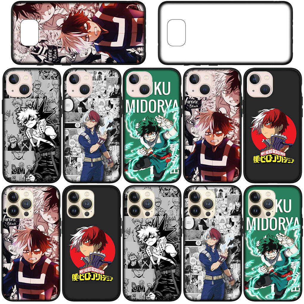 for iPhone 17 16 15 Xiaomi Poco Redmi Note 14 13 12 11 Pro Max Samsung Galaxy S25 S24 S23 OPPO Huawei Todoroki Shoto BNHA My Hero Academia Phone Case