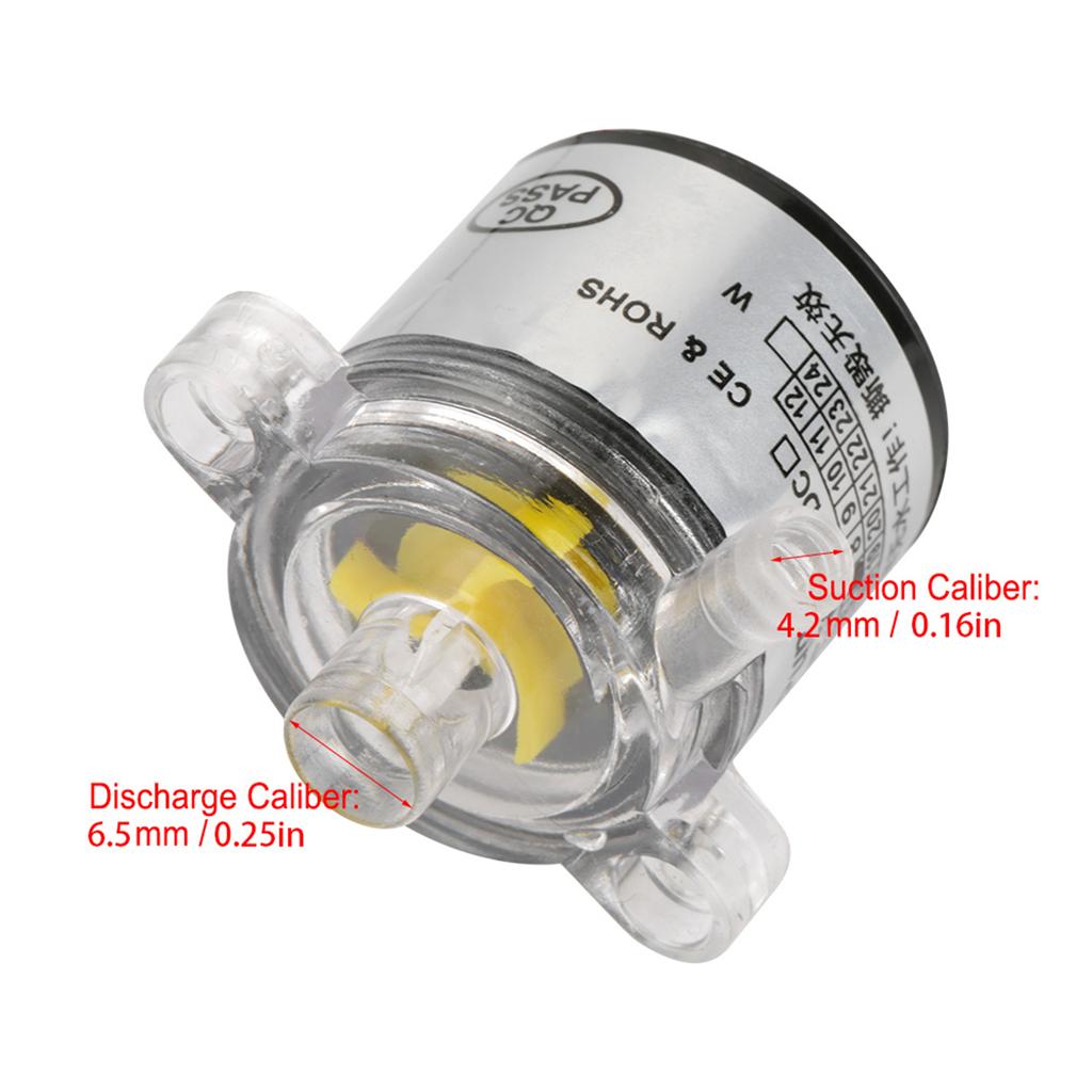 Mini Low Noise Environmental Plastic Electric Brushless Water Pump 12V 7W
