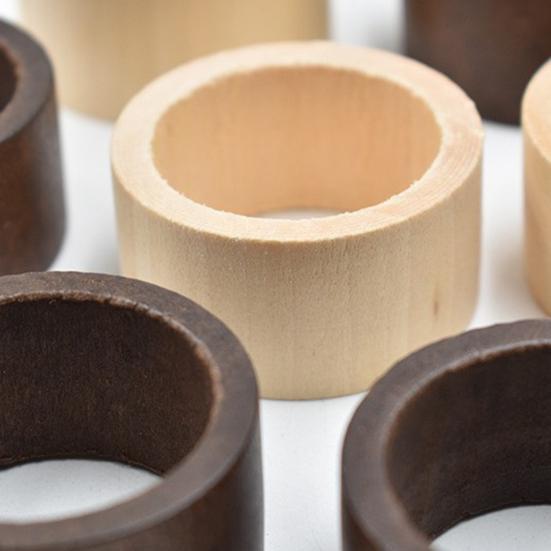 Yousheng Wood Napkin Rings Rustic Napkin Holders Reusable Napkin Rings for Dinner Party Wedding Christmas Home Farmhouse Decor
