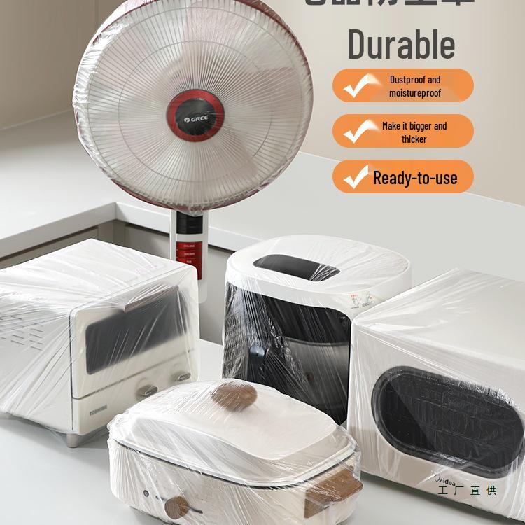 Extra Thick Transparent Dust Cover for Large Appliances and Pots