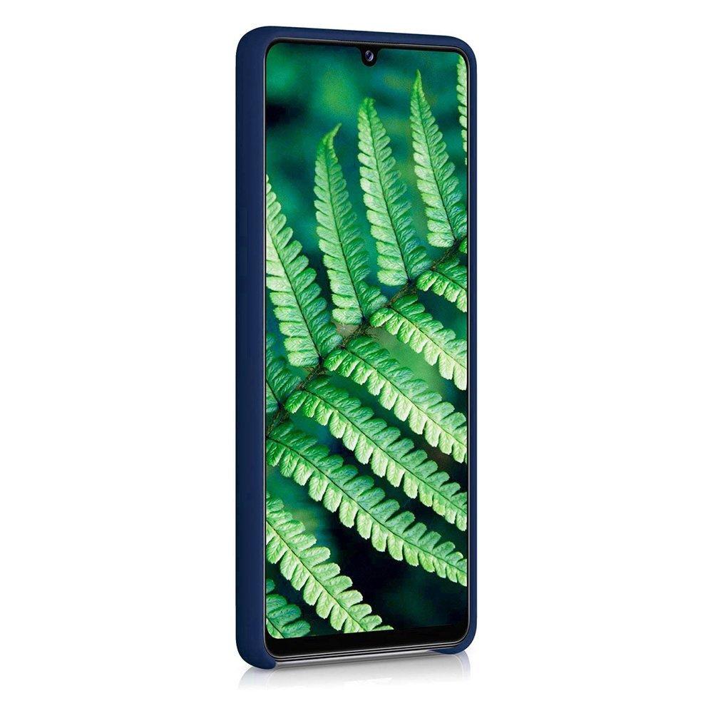 Samsung Galaxy A42 5G Flexible Blue Silicone Protective Case
