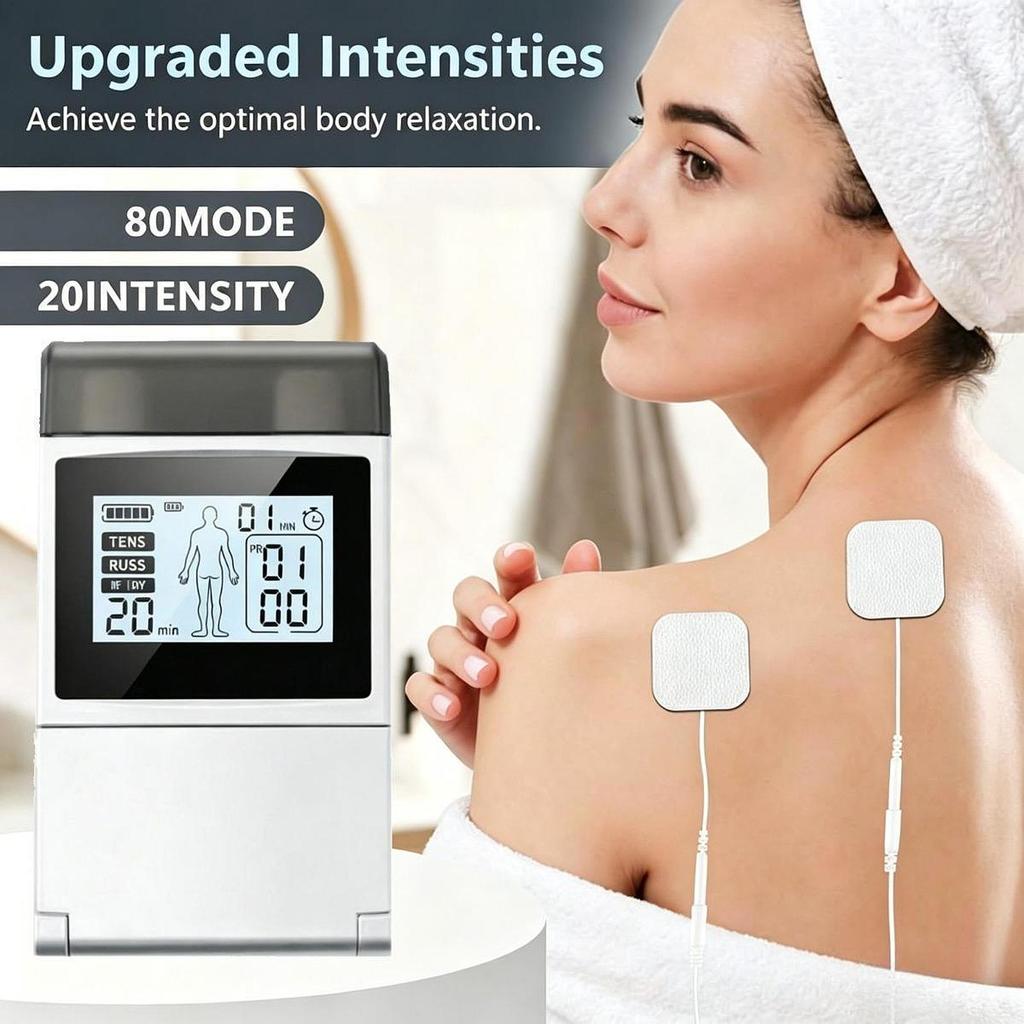 Muscle Stimulator Adjustable Rechargeable Portable Electronic Massager