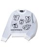 PEACE MAKER Teeth Knit Sweater (Ivory)