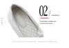 Bu Lan Ni Women's Genuine Leather Nurse Shoes – Breathable, Soft Sole, Non-Slip, Air Cushion, Comfortable for Medical Staff, Same Style as Hospital