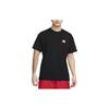 Nike T Shirts Men's Black Crew Neck Moderate Straight Fit FV3721-010
