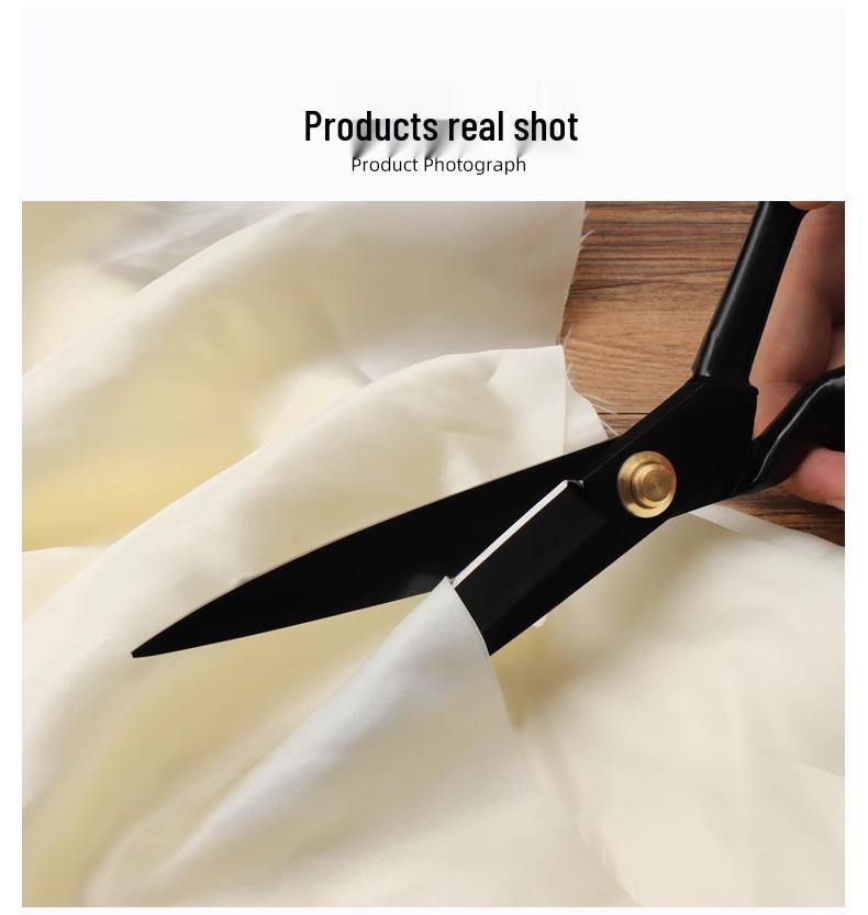 Professional Manganese Steel Fabric and Thread Tailor Scissors for Sewing and Fashion Design