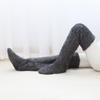 Chaussettes de sol amples Jambières en polaire corail Chaussettes longues portables