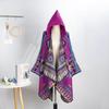 Large Shawl Cape For Men And Women With Hats In All Seasons, Thickened Scarf For Travel To Keep Warm, Literary Wear Cape