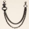 Y2KRetro Layered Pendant Pant Chain Women Man Keychains for Egirl eBoy Harajuku Metal Punk Rock Hip Hop Waist Chain Wallet Chain