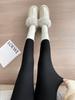 Temu Hot Selling Large Size Autumn/Winter Lambswool Warm Thick Elastic Fleece Lined Pants