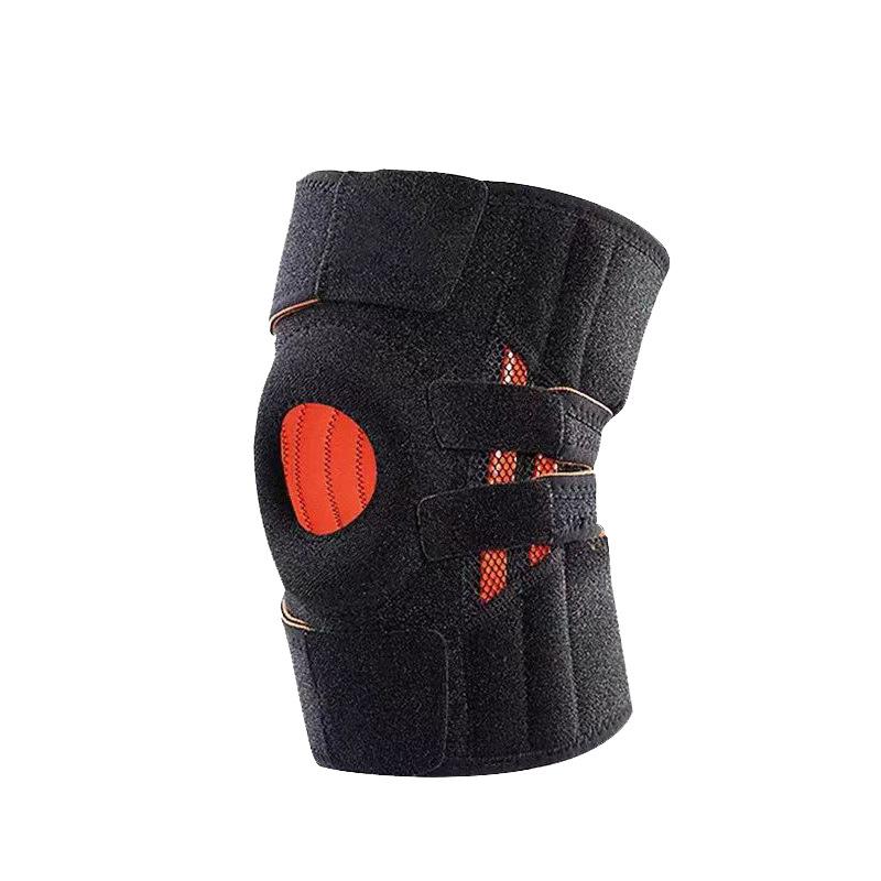 

Adjustable Sport Knee Brace Support Sleeve for Joint Stability and Compression Suitable for Leg Circumference 30-48cm Unisex One Size чёрный