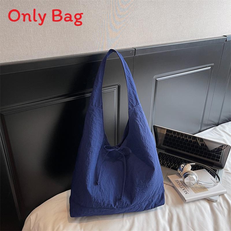 Fashion Nylon Tote Bag With Lazy Bow Knot For Daily Casual Women