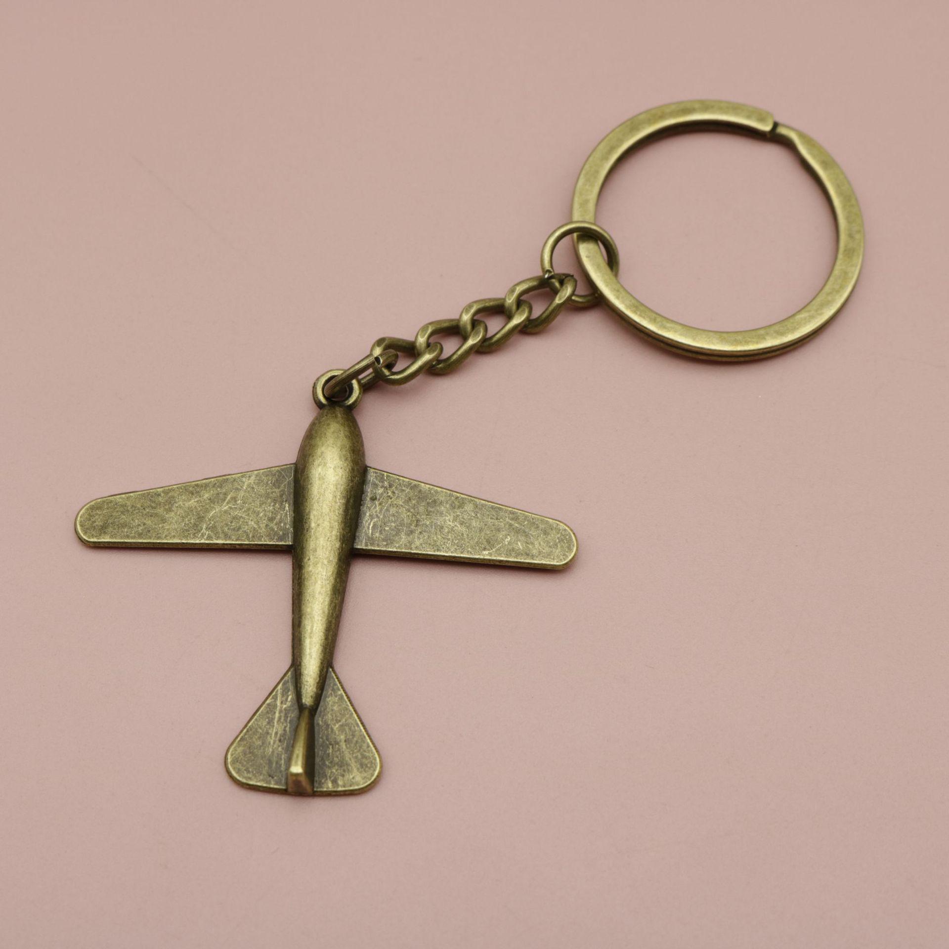 HEEIN Simple Airplane Keychain Pendant