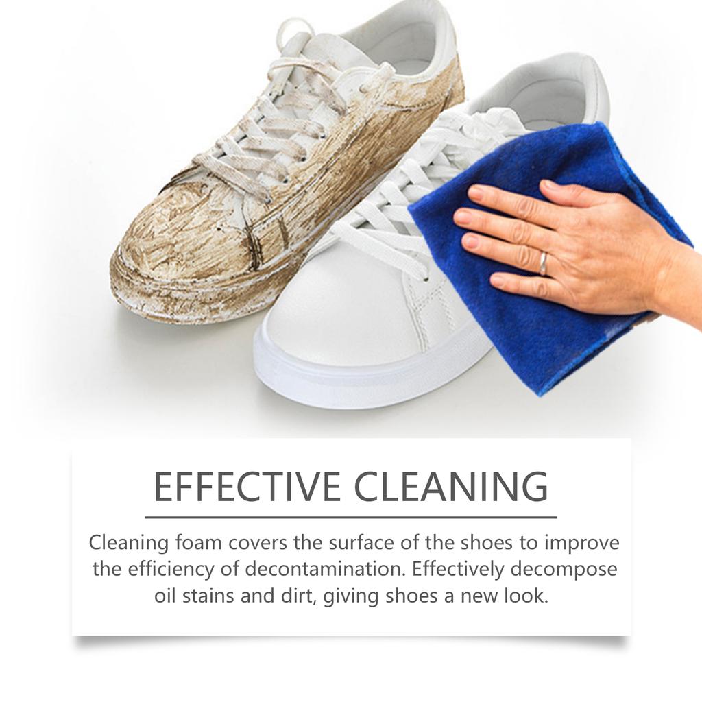 Shoe Cleaner, Dry Cleaning Agent, Sports Shoe Cleaner, Waterless Portable Cleaner 100ml