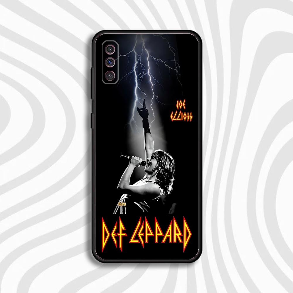D-Def Band L-Leppard Phone Case For Samsung S 25,24,23,22,30,21,10,9,Ultra,Plus,Lite,FE,4,5 G Black Soft Case