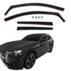 Air Deflectors - Mazda CX-60 (since 2022) - 4 Pieces - Black Tinted Acrylic - Easy Assembly