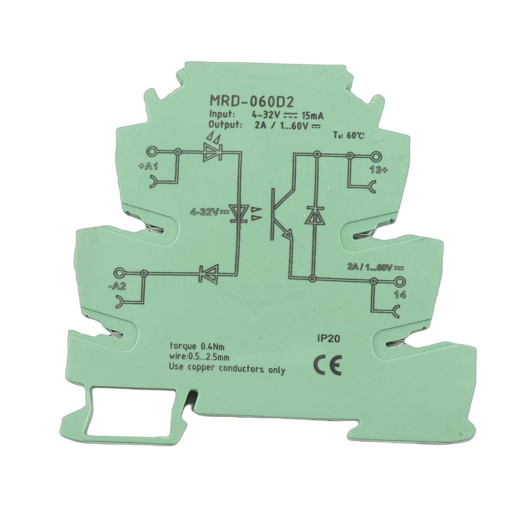 MRD 060D2 Ultra Thin 6.2mm Solid State Relay Module Input 4 32VDC NO