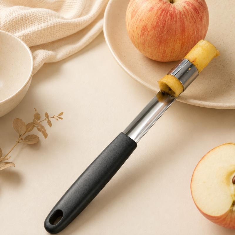 Apple Coring Device Plastic Fruit Coring Device Fruit Core Pumping Tool Creative Coring Device Labor-saving Fruit Core Separator