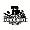 Exquisite Custom Baking Metal Wall Art, Personalized Baker Name Sign, Ideal Baker Gift & Stunning Kitchen Decor