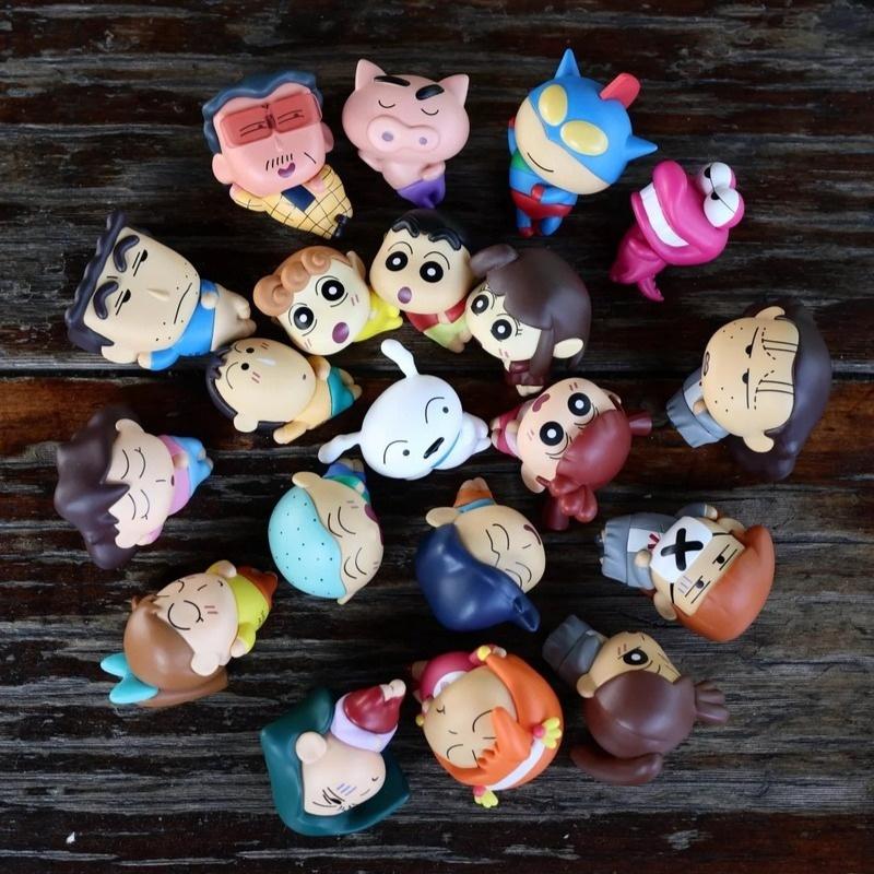 Original Crayon Shin Chan Crayon Minime Series Lazy Chill Animation Cute Crayon Shin Chan Small Doll Festival Present