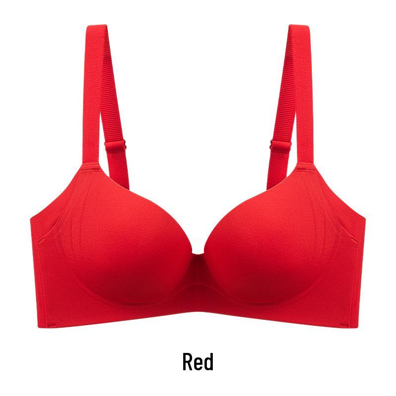 3D Seamless Women's Anti-Sag Underwire Bra with Adjustable Side Support