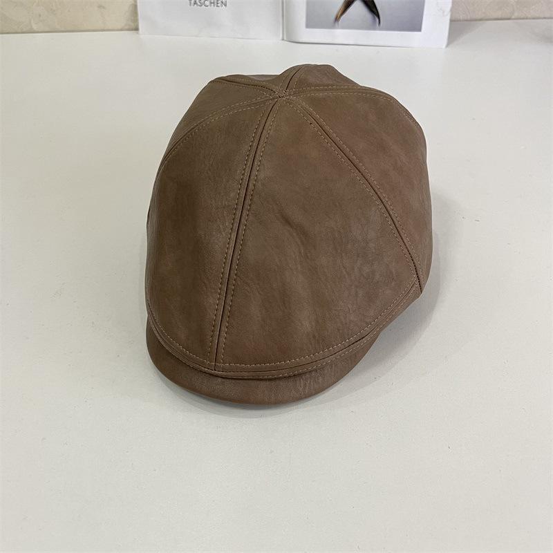 Retro old forward hat autumn and winter art college style boys and girls cap detective hat