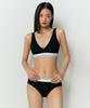 MUSINSA STANDARD WOMAN Women'S Cotton White Banded Bralette [Black]