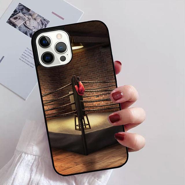 Boxing Gloves Phone Case For iPhone 17 Air 16 15 14 13 12 Pro Max Plus Max Cover Shell coque