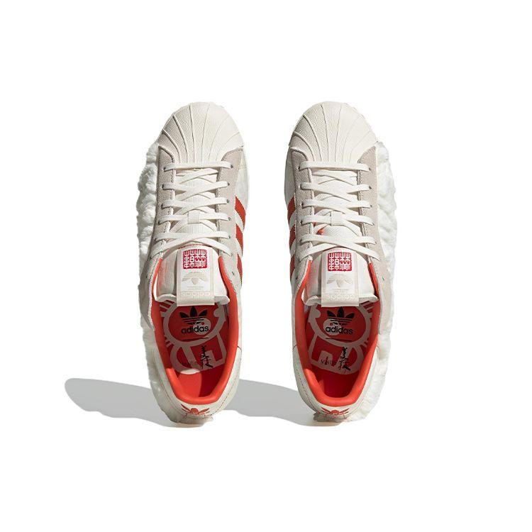 adidas Originals Superstar 80S X Han Meilin Unisex White Red ID4380