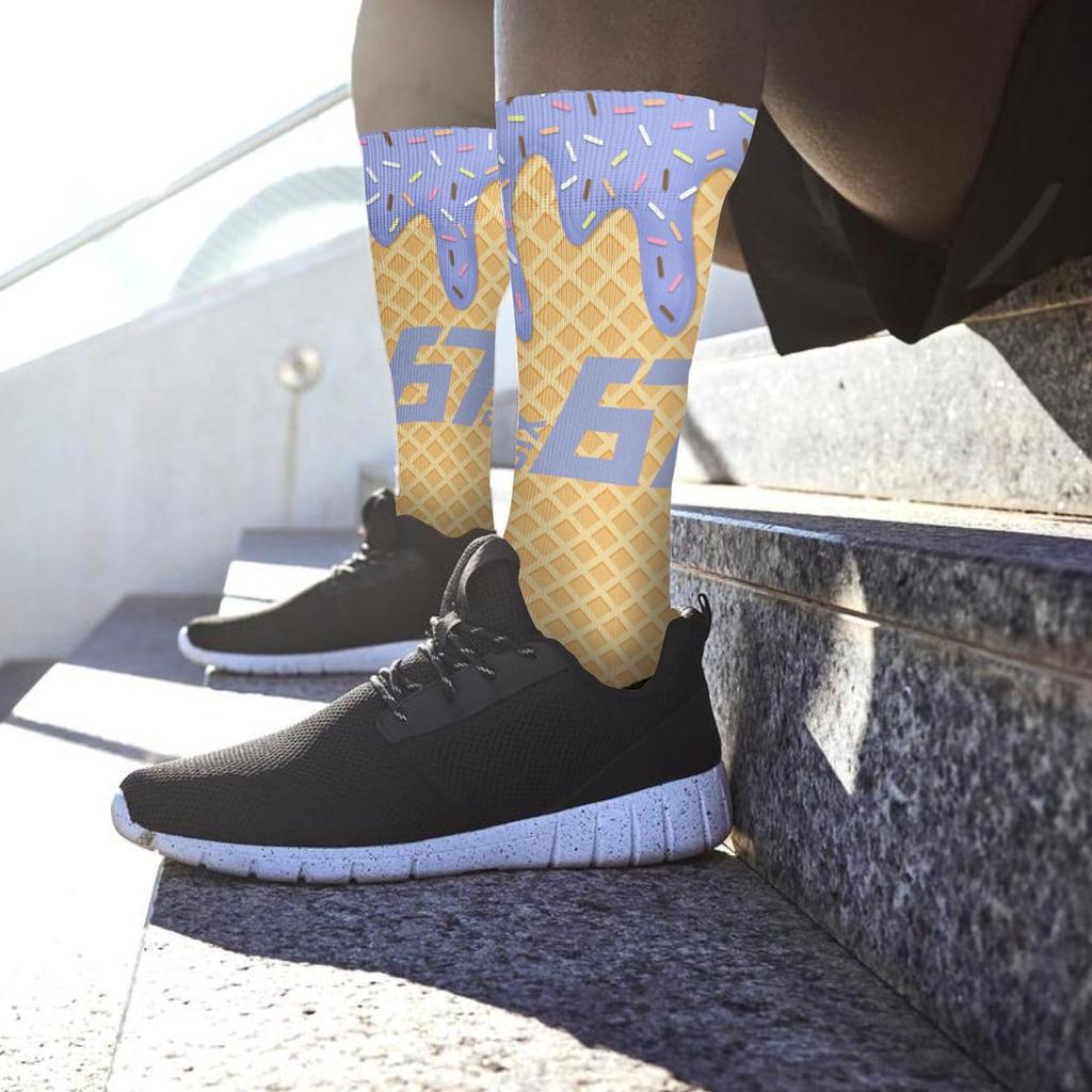 Fashionable, Warm And Interesting Six Or Seven Design Socks For Grandma