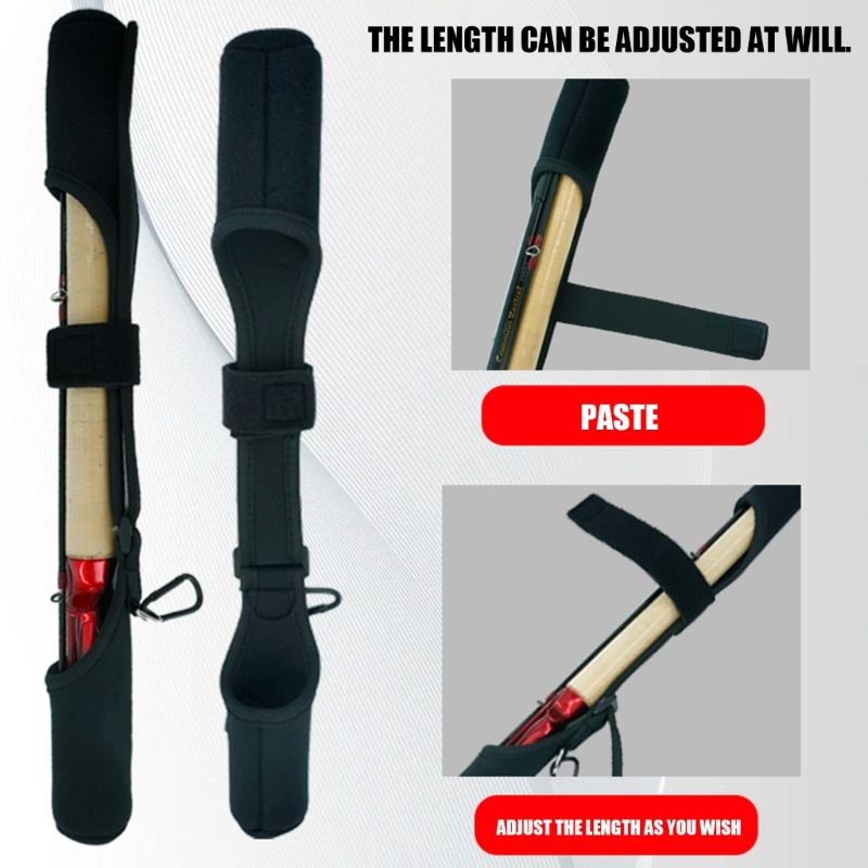Light Weight Fishing Rod Tie Fishing Rod Belt Protector Storage Bag For Easy Carrying And Organized Storage Enduring
