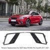 6F0853666C Seamless Fit High Toughness Front Bumper Fog Light Bezel ABS PC Easy Installation for Ibiza FR MK5 Pre‑Facelift
