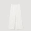 OVVOVV Women's Easy-Care Acetate Wide-Leg Trousers