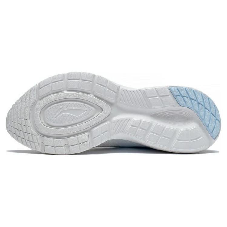 New LiNing YunQue Anti Slip Wear Resistant Low Top Running Shoes Women's White Blue ARST026-1