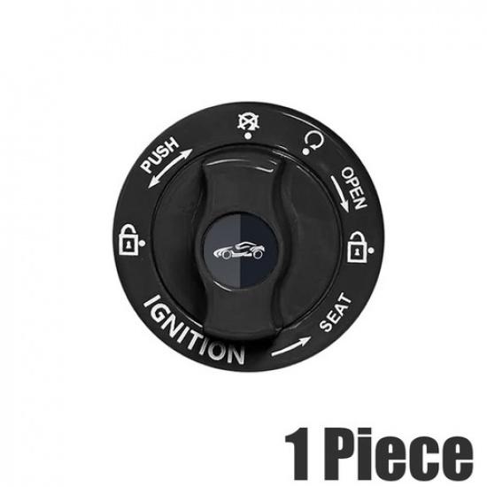 1Pc Metal Car Accessories Engine Start Stop Push Button Switch Cover Decoration