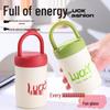Winter Portable Double-Layer Glass Cup - Cute Creative Design for Men & Women
