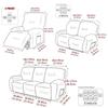Elastic Jacquard Armchair Chair Cover 1/2/3 Seater Recliner Sofa Cover for Living Room Cheap Lazy Boy Relax Slipcover Protector