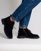 Botki jesienne Krula 198104 37 czarne zamsz