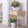 12pcs Artificial Flowers Decoration for Indoor Outdoor Hanging Baskets Garden Porch Window Home Vases Wedding Decorations
