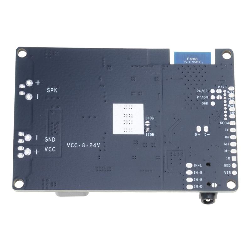 Bluetooth-compatible 5.0 Power Amplifier Board Mono 80W/100W AUX Input Line In Supports Serial Port Renaming Password