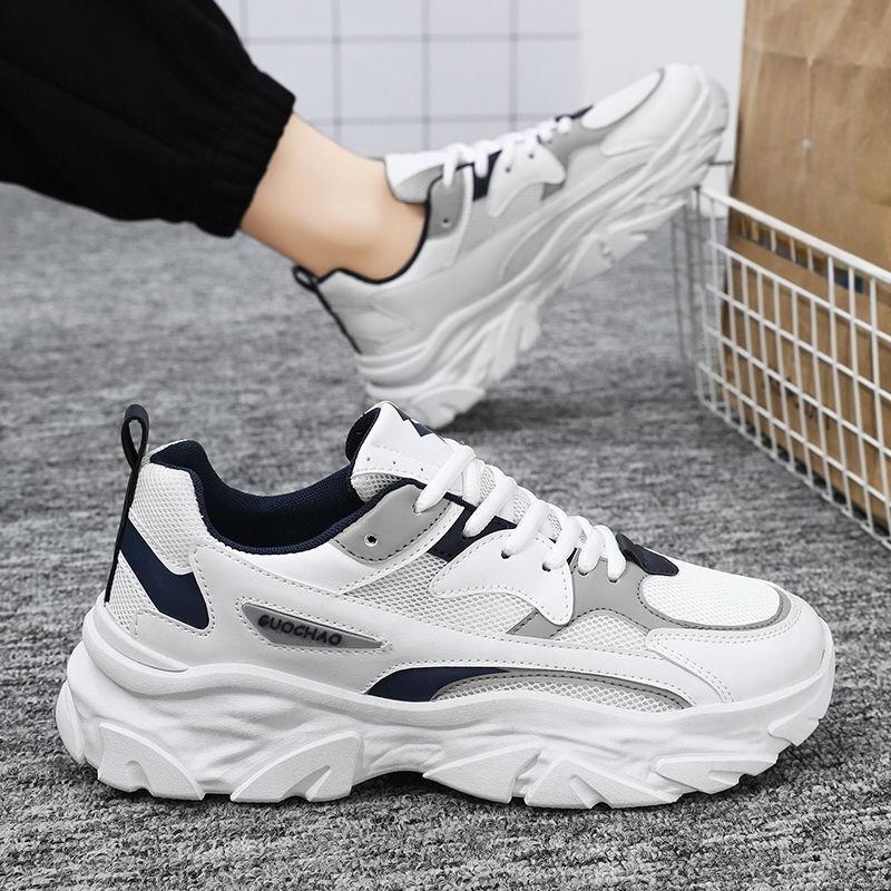 Fashion Mesh Upper Sports Shoes for Men Quick-Drying Cushioned Insole Breathable Summer Sale Korean High Quality Gym Man Casual Sneaker