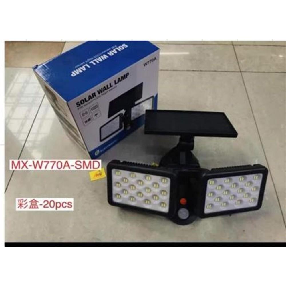 

Powermaster W770A Sensor 144 Smd Led Solar Illuminated Wall Lamp