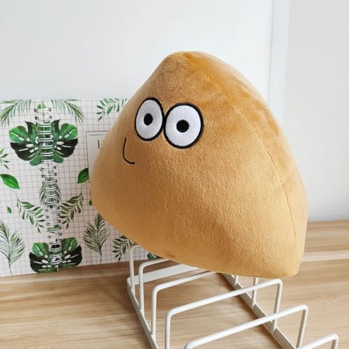 Pou Alien Kuscheltier 22cm Cartoon Anime Stofftier Haustier für Kinder, Schlafzimmerdekoration, Geburtstags-Weihnachtsgeschenk für Jungen Mädchen Fans