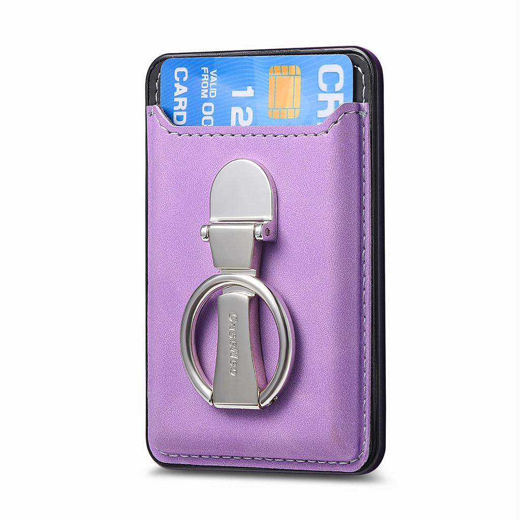 Applicable To Apple 15P Back Sticker Magnetic Magsafe Card Bag Super Magnetic Insert Card Holder Ring Wrist Buckle