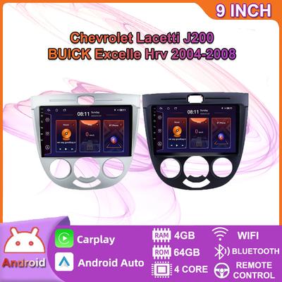 9palcové autorádio Carplay pro Chevrolet Lacetti J200 2004-2008 Android do auta Multimediální přehrávač videa GPS navigace WIFI 2+32GB