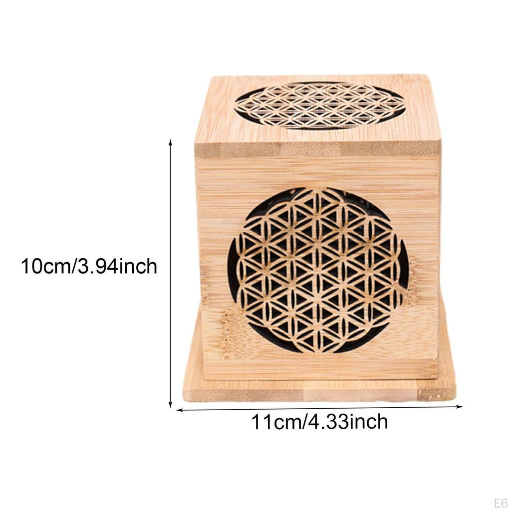 Burner Collectible Holder Bamboo Ornament for Tabletop Centerpiece Tea Room Meditation